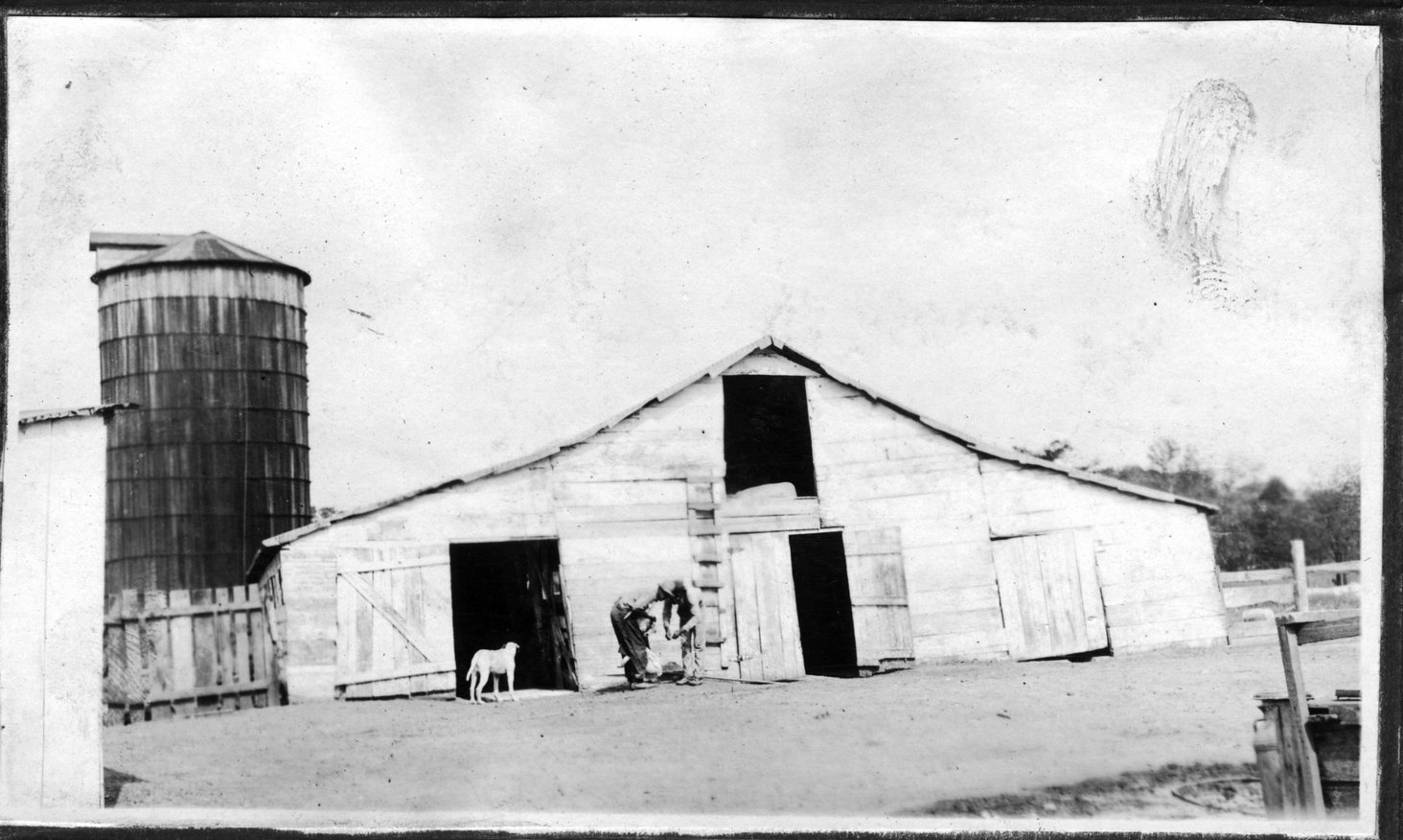 012~W. L. Pinkston Rebuilt Barn Apr 1921.jpg